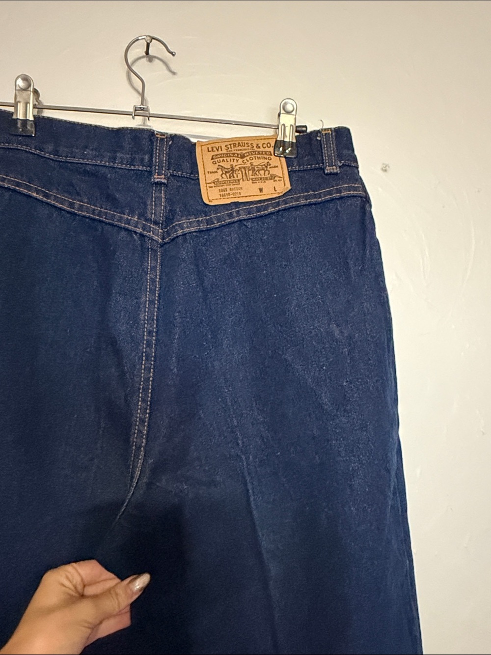 Orange tab Levi jeans